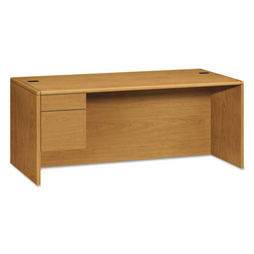 HON® 10700 Series Single Pedestal Credenza, 1 Box-file Pedestal, 72w X 29.5h Cognac freeshipping - TVN Wholesale